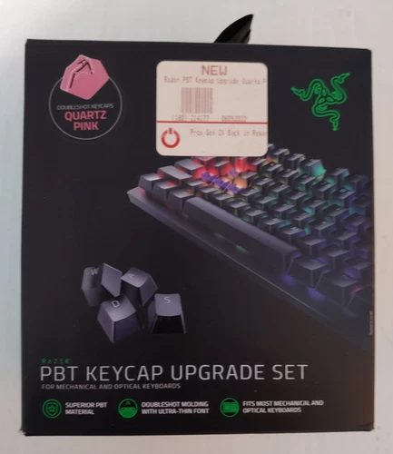 Razer PBT Keycap Upgrade Set for Mechanical & Optical Keyboards - Quartz Pink