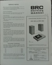 HMV 2452 2453 Stereo Record Player System Service manual