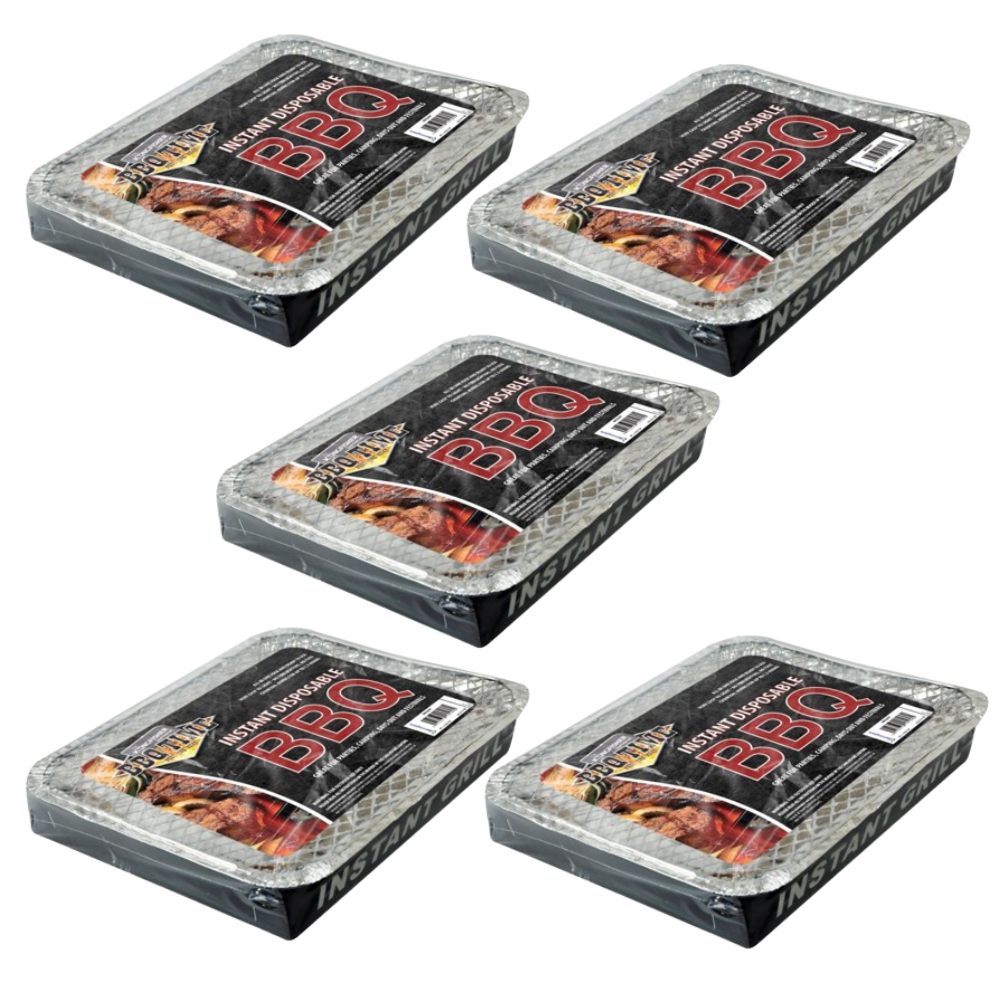 BBQ Time – Instant disposable BBQ Burns for up to an hour Pack