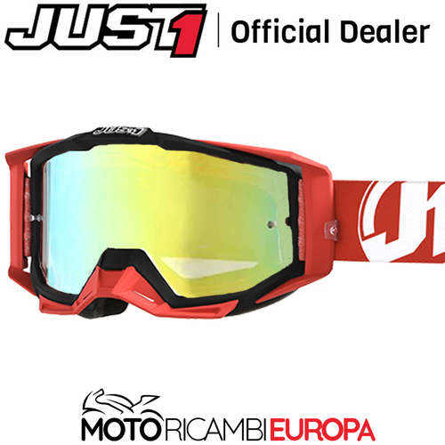 Maschera Moto Cross Enduro FMF POWERBOMB US of A Lente Oro Specchiata Vendita Online