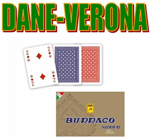 Carte da Gioco BURRACO SUPER TELATO Duplex Modiano - Alta Qualità!