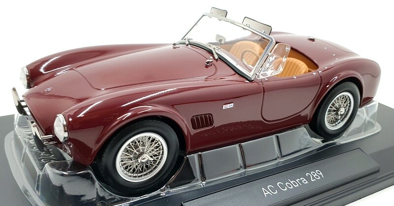 Norev 1/18 Scale Dark Red 1963 AC Cobra 289 Diecast Model