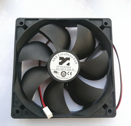 ARX FD1212-A1324D DC 12V 0.55A 12CM 12025 2-pin Power Mute Fan - Picture 2 of 5