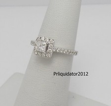 3/4CT Natural Diamond Anniversary Engagement Wedding Bridal Ring 14K White Gold