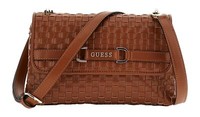 Guess Maika Crossbody Flap UmhäNgetasche Tasche Cognac Braun Neu