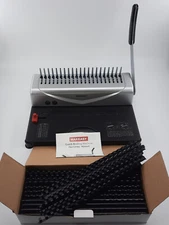 MAKEASY Comb Binding Machine 21 Hole 450 Sheet Paper Punch Binder/Binding Rings