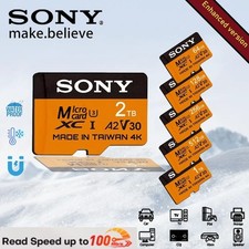 SONY Micro SD Card 2TB 512GB 256GB 128GB TF Memory Card Extreme 1TB U3 4K High