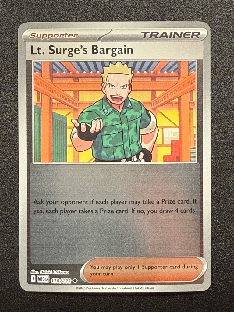 Lt. Surge's Bargain #120 Pokemon ME:Mega Evolution
