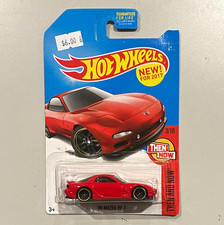 Hot Wheels Then and Now '95 Mazda RX-7 Red Diecast Car 1:64 Unopened Box