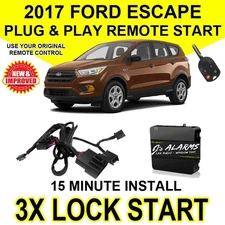 2017 Ford Escape Easy Install Remote Start Plug and Play Original Fob FO1C
