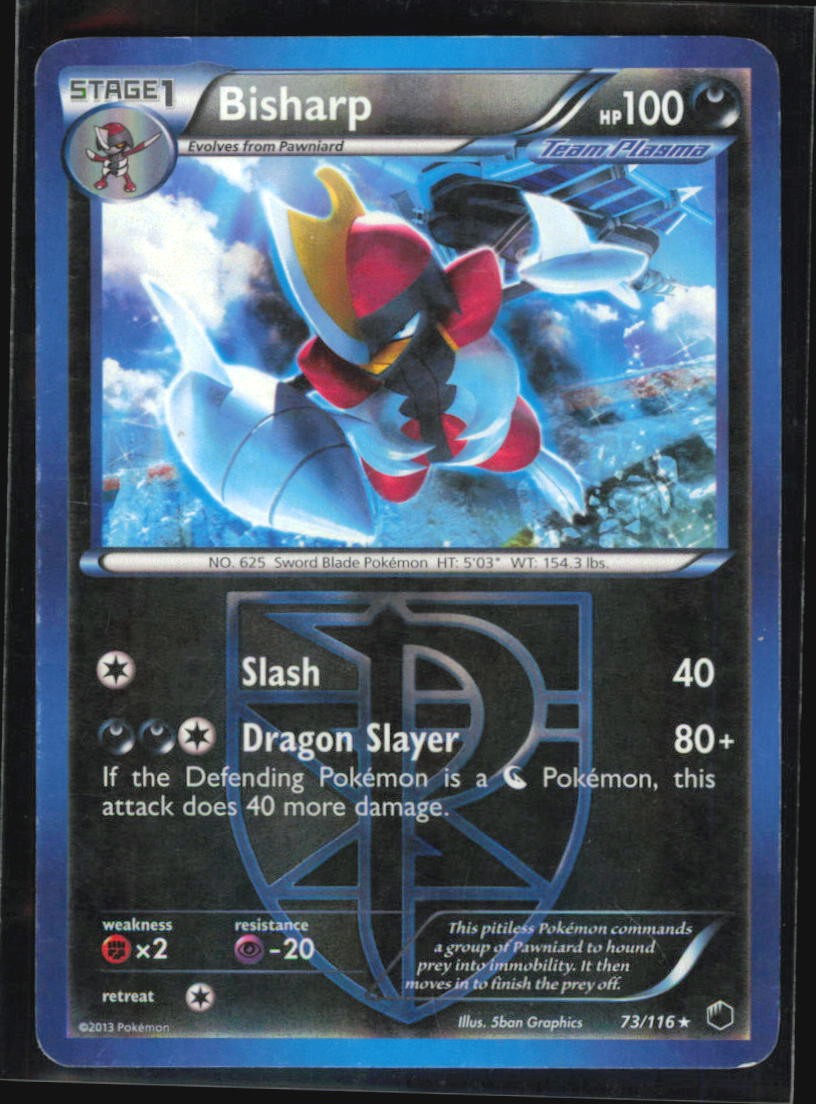 Bisharp (Team Plasma) (73) Rare Plasma Freeze 73/116 HP