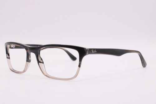 RAY-BAN RB 5279 5540 GREY BEIGE HORN AUTHENTIC EYEGLASSES 55-18
