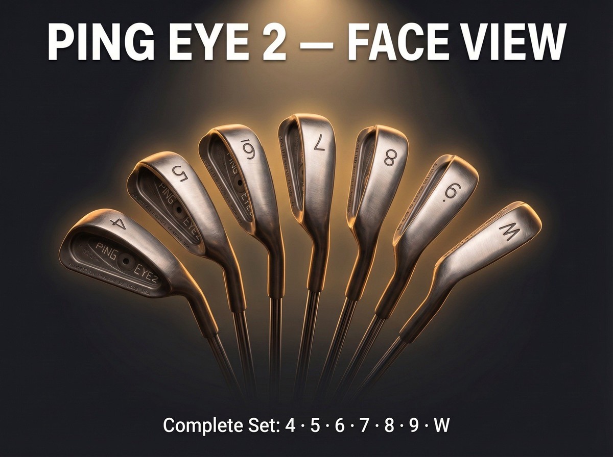 Ping Eye 2 Iron Set 4-W Black Dot True Temper Stiff Steel RH