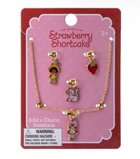 Strawberry Shortcake Add A Charm Necklace Set NWT