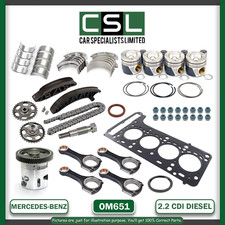 MERCEDES-BENZ A B C E S V CLASS OM651 2.2D OIL PUMP MAIN BIG END BEARING REBUILD