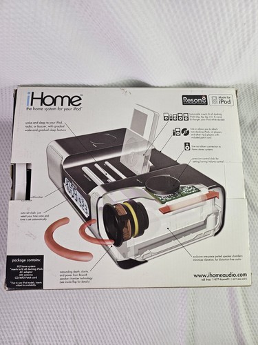 iHome iH5 iHome Dock System for iPod - Black NOB - Picture 4 of 15