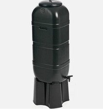 Strata Regentonnen Set Fass Regenwassertank 100 L 4tlg Standfuß Regensammler 285