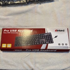 Keyboard Wired Inland Pro USB Standard 104 Keys