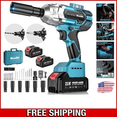 Ultimate 21V High Torque Impact Driver | Efficient Brushless Technology, 2500RPM