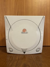Sega Dreamcast Console Only White Console Model Powers On Not Further Tested