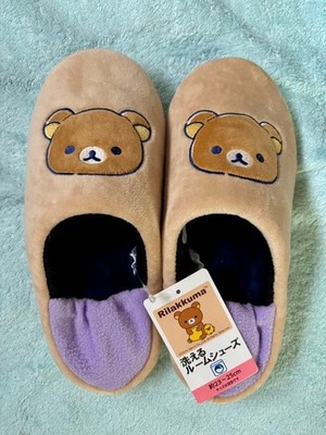 SAN-X Rilakkuma Room Shoes washable Fleece 23-25cm/6-8(US WOMAN) SAN-X SAN-X