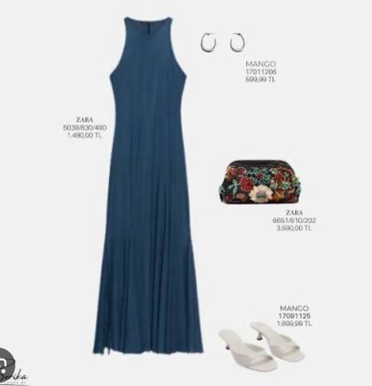 ZARA GODET TULLE LONG DRESS MIDNIGHT BLUE 5039/830/490 | eBay