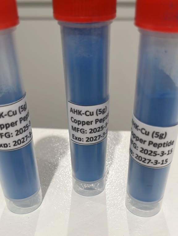 ahk-cu powder Copper Peptide 10 Grams Precise Formulations AHK-Cu for Hair Loss: Type_Injectable Size:20mg Nasal Spray