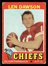 1971 Topps Len Dawson (HOF) #180 - Kansas City Chiefs