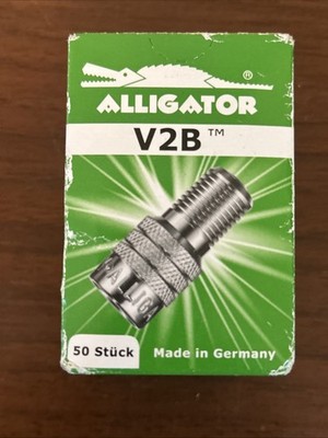 Alligator V2B Double Seal Metal Valve Stem Cap Pack of 50 (CE)