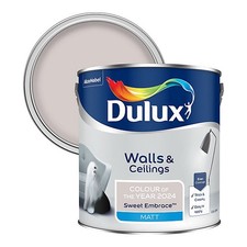 Dulux Vinyl Matt Emulsion Paint 2.5L Sweet Embrace Walls Ceilings Interior New