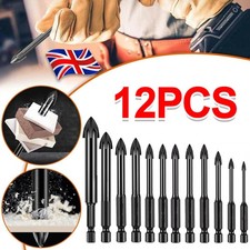 12PS Dry Diamond Drill Bit For Granite Tile Glass Porcelain Marble Ceramic UK