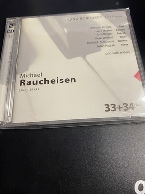 Michael Raucheisen - Franz Schubert 33 &34 Double CD New
