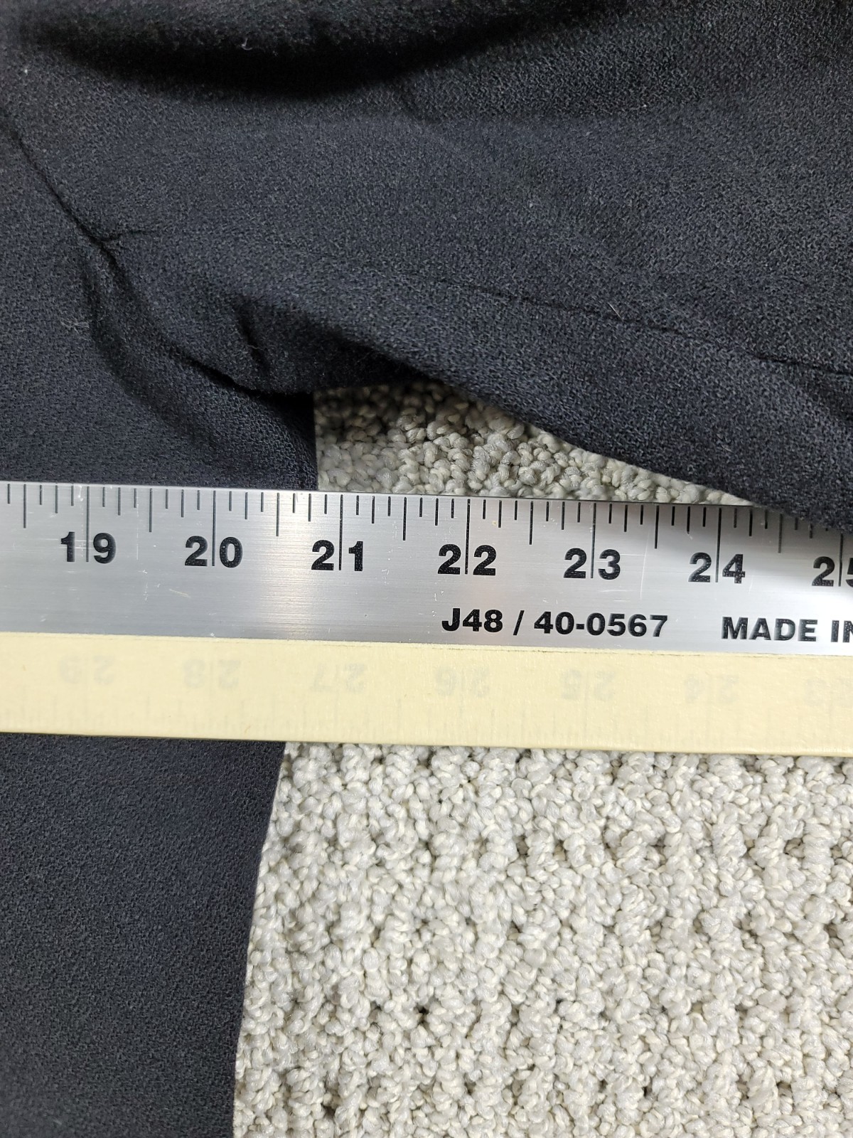 Pendleton Petite Womens Single Button Black 100% … - image 10