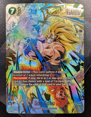 Son Goku FB05-119 Alternate Art Secret Rare New Adventure Dragon