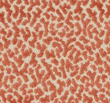 Manuel Canovas Cut Velvet Animal Skin Fabric- Tobago / Corail 0.90 yds M4110-10