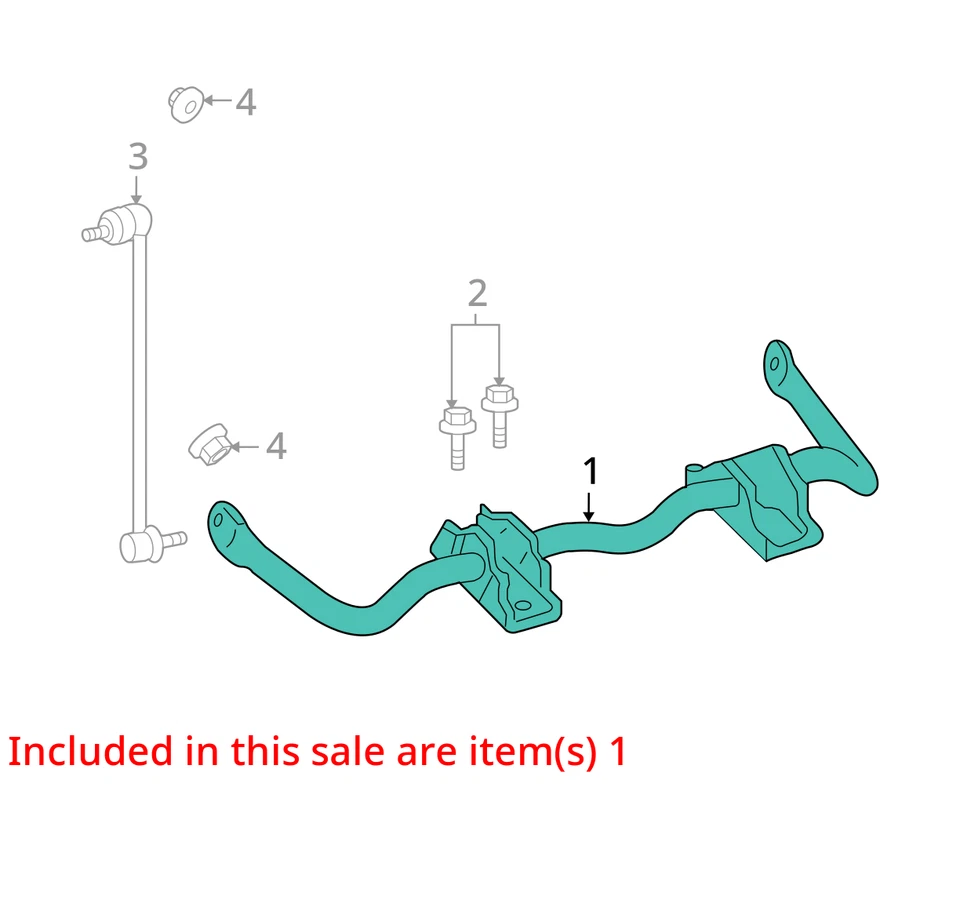 Ford Taurus 2009 (sedán tracción delantera barra estabilizadora OEM 124 k millas - LKQ394092672 Foto 4 de 4