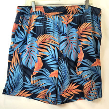 Men's Speedo Swim Shorts Trunks Full Lining Hawaiian Print Comfort Band Size XXL