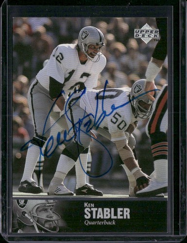 Ken Stabler [Autograph] #AL-166 1997 Upper Deck Legends card