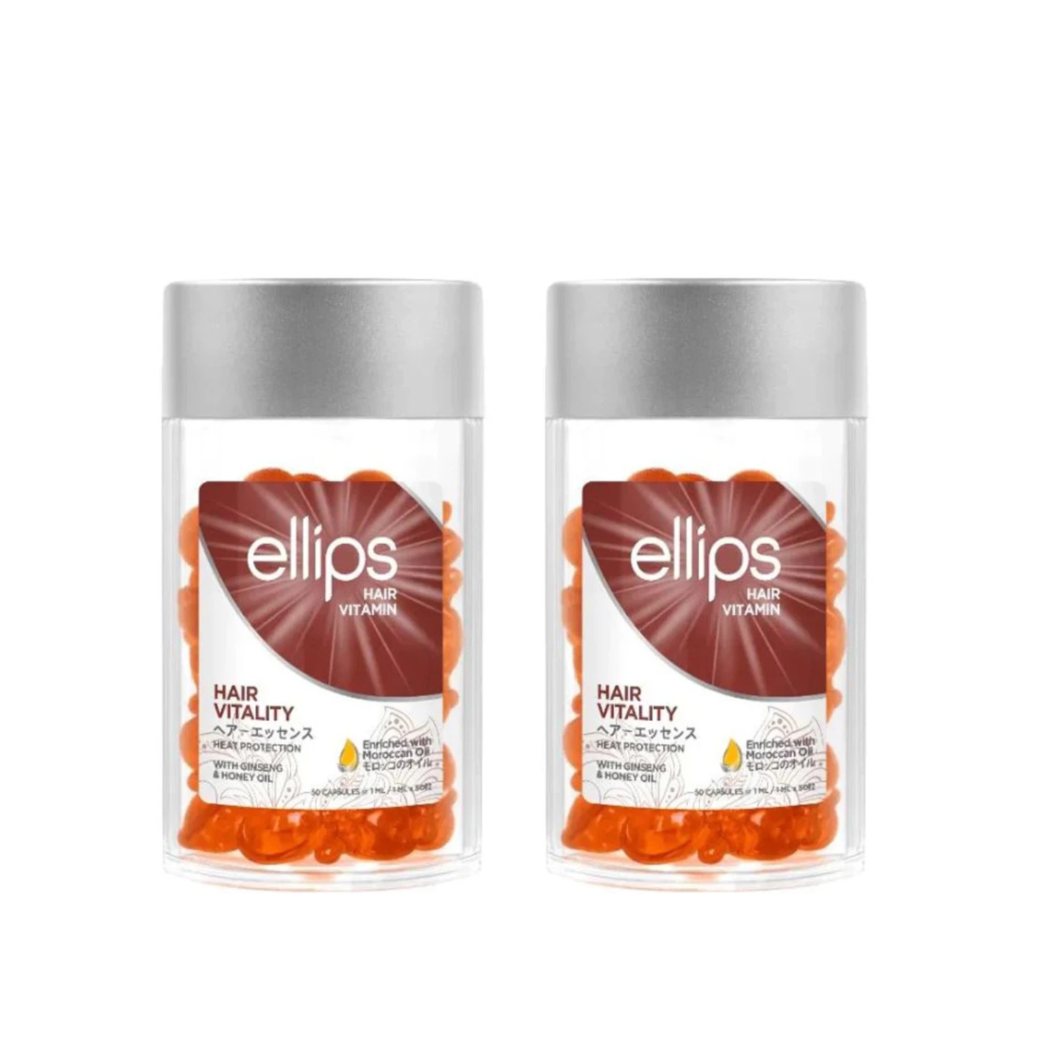 2x Ellips Hair Vitamin (Hair Vitality) 50 Capsules Bottle Hair Treatment