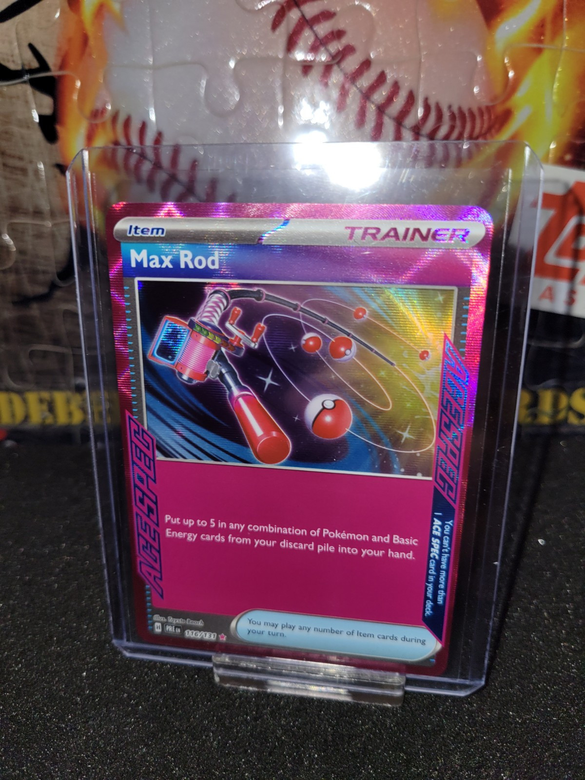 Max Rod 116/131 Pokémon TCG: Prismatic Evolutions - Ace Spec