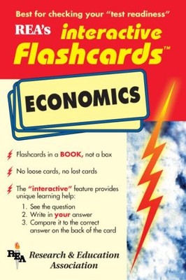 ECONOMICS INTERACTIVE FLASHCARDS BOOK (FLASH CARD BOOKS) By Editors Of Rea