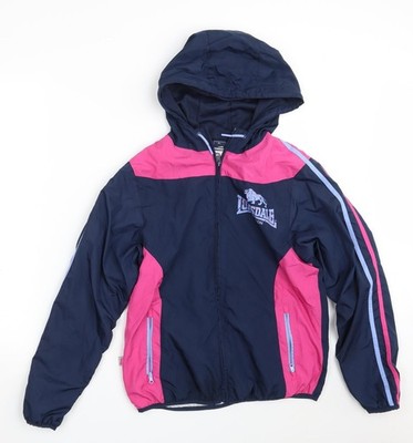 Polyesterjacke Damen UK-Größe 10 Lonsdale blau