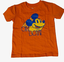Jumping Beans Disney Mickey Mouse "Oh Boy" Orange 3T Boys SET
