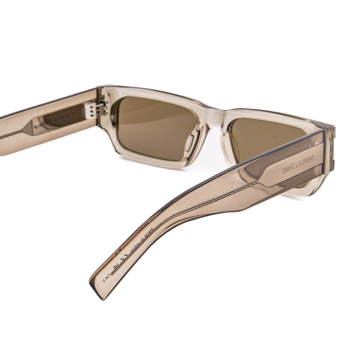 SAINT LAURENT SL660 Naked Wirecore SL 660 004 Beige Crystal Unisex