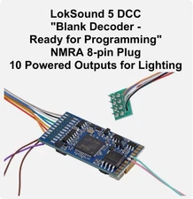 ESU LokSound V5.0 DCC NMRA 8-pin Plug ~ Blank Sound Decoder ~ NEM652 ~ 58420