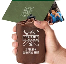 World's Toughest Ultralight Survival Tent � 2 Person Mylar Emergency Shelter...