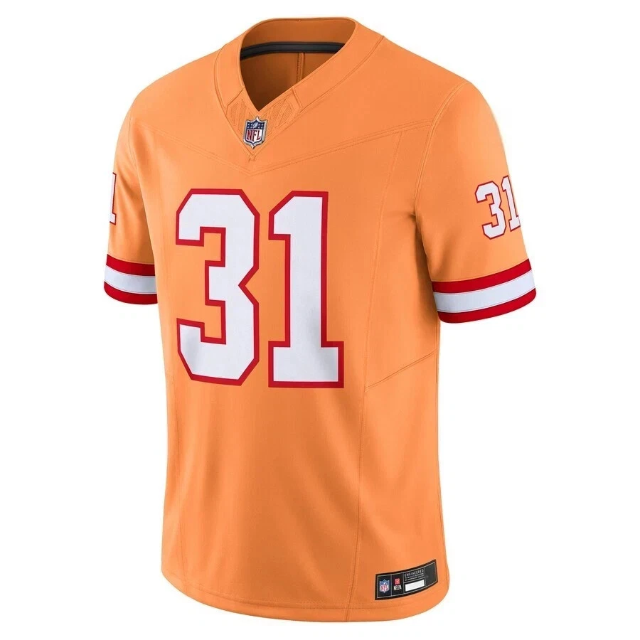 NWT Men's Buccaneers 2025 Orange Retro Game Jersey