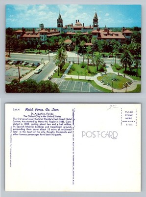 St. Augustine, FL-Florida, Hotel Ponce De Leon Spanish Moorish Vintage Postcard
