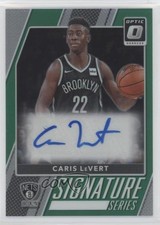 2017 Panini Donruss Optic Signature Series Green Prizm 5/5 Caris LeVert Auto h8k