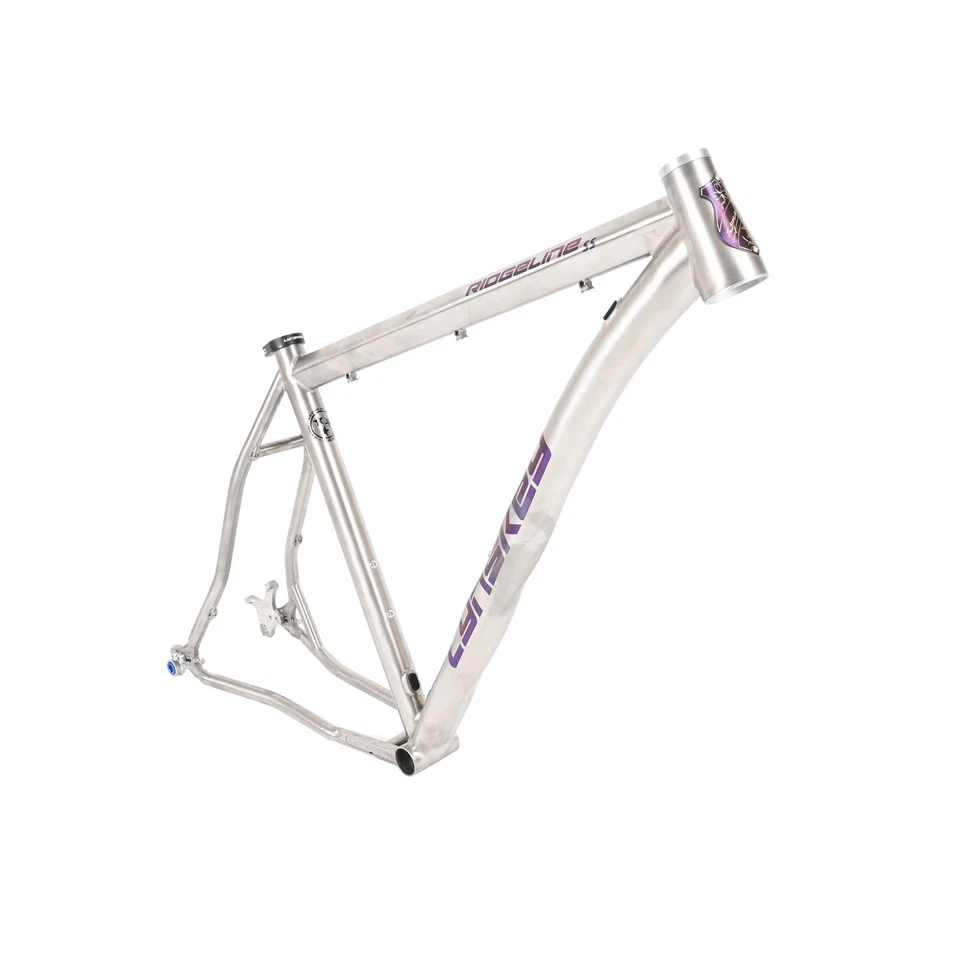 Single Speed - Fixed Gear Mountain Bike Titanium Ridgeline SS Size Medium - Image 3 of 4